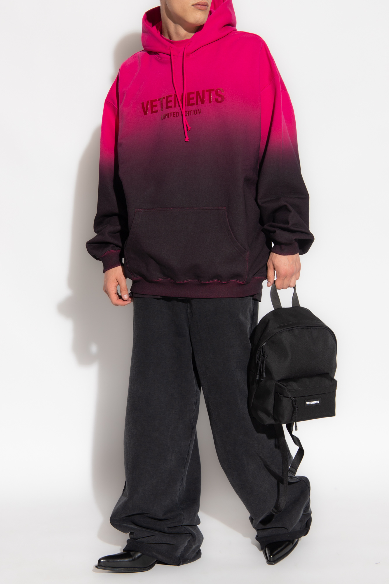 Vetements pink clearance hoodie